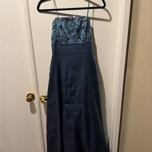 Elegant Blue Evening Dress